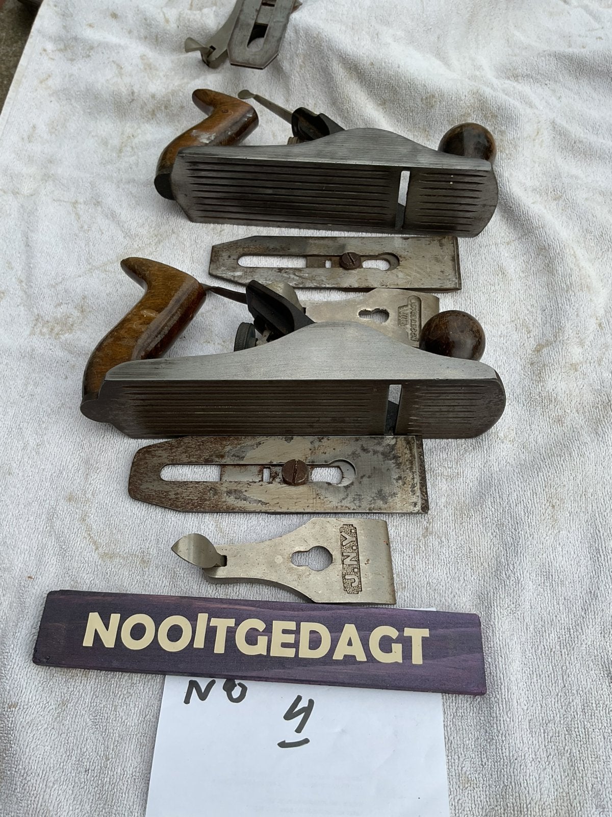 2 Nooitgedagt schaven nr 4, Antiek en Kunst, Ophalen of Verzenden