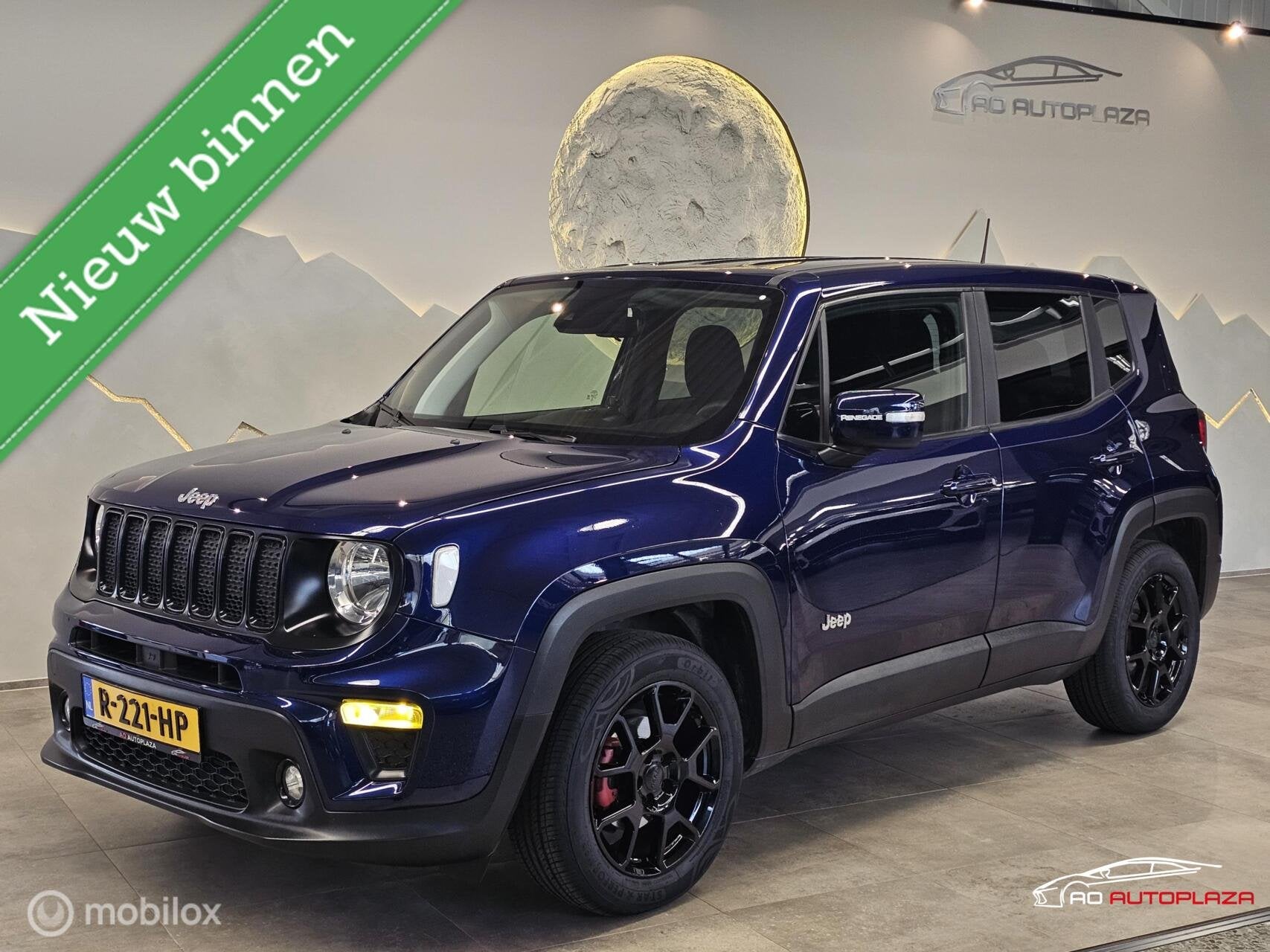 Jeep Renegade 1.0T Limited Keyless/PDC/Trekhaak, Voorwielaandrijving, 15 km/l, 1250 kg, Blauw