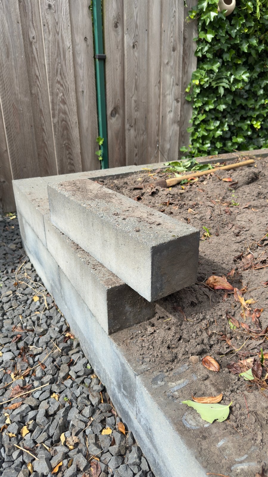 Betonnen stapelblokken voor tuin of plantenbak (66 st.), Tuin en Terras, Bielzen en Borders, Ophalen, Gebruikt, Border, Beton