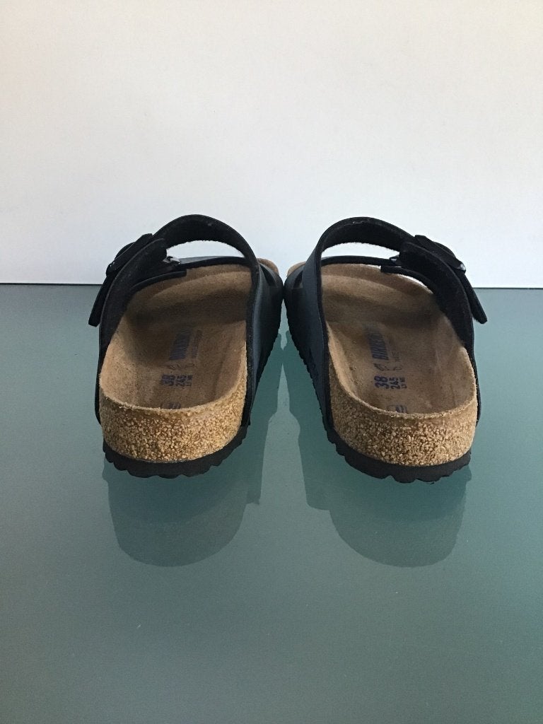 Birkenstock 38 | Arizona blauwe SF | Gratis verzenden, Slippers, Zo goed als nieuw, Birkenstock, Verzenden