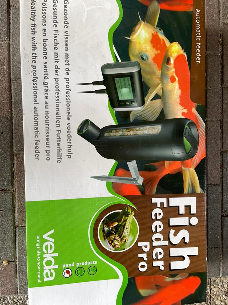Velda vijver voerautomaat, Tuin en Terras, Vijver-toebehoren, Ophalen of Verzenden, Zo goed als nieuw, Overige typen