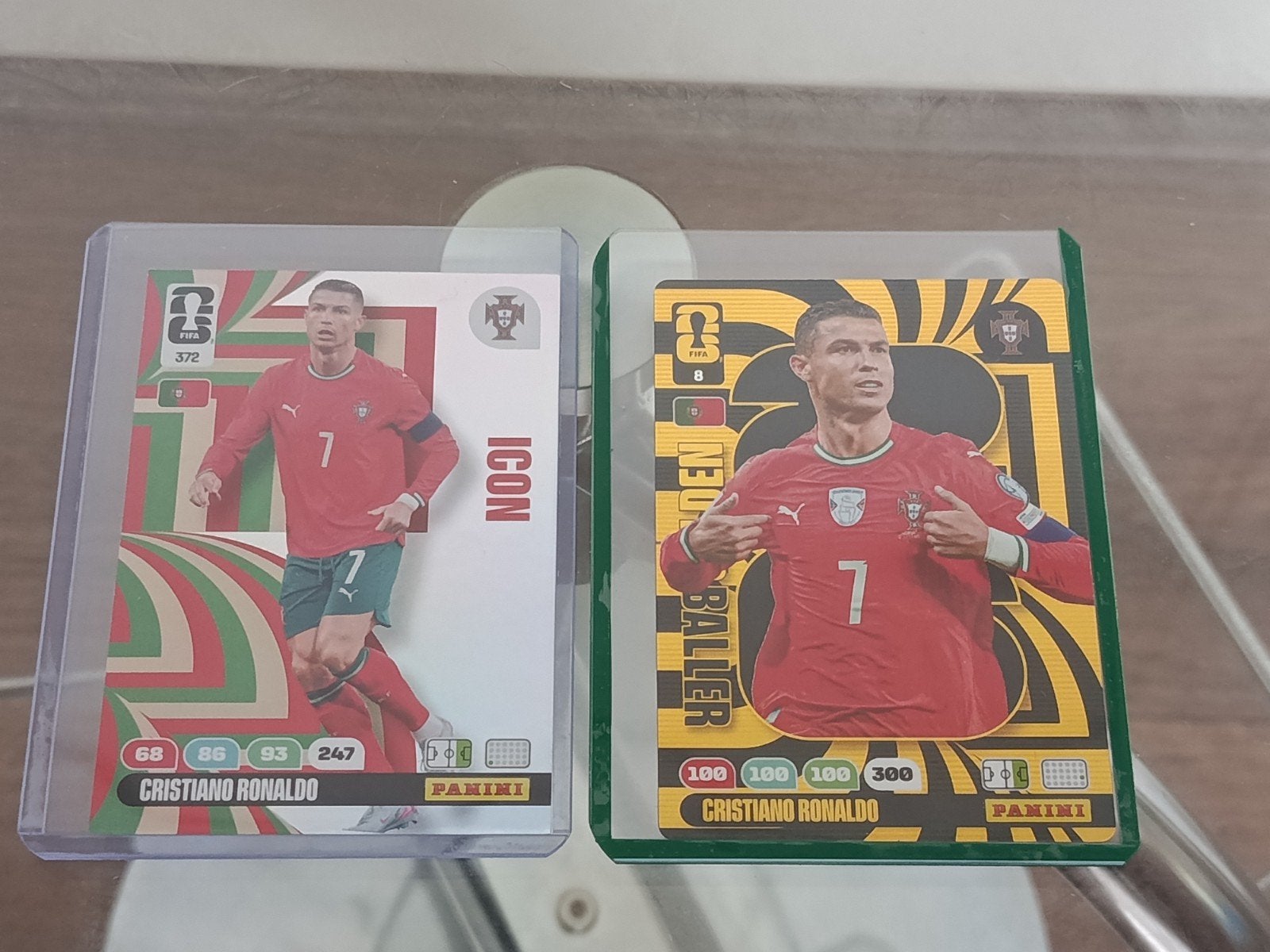 Cristiano Ronaldo Panini  XL FIFA World Cup 2026 Kaa, Ophalen of Verzenden, Zo goed als nieuw, Buitenlandse clubs, Spelerskaart