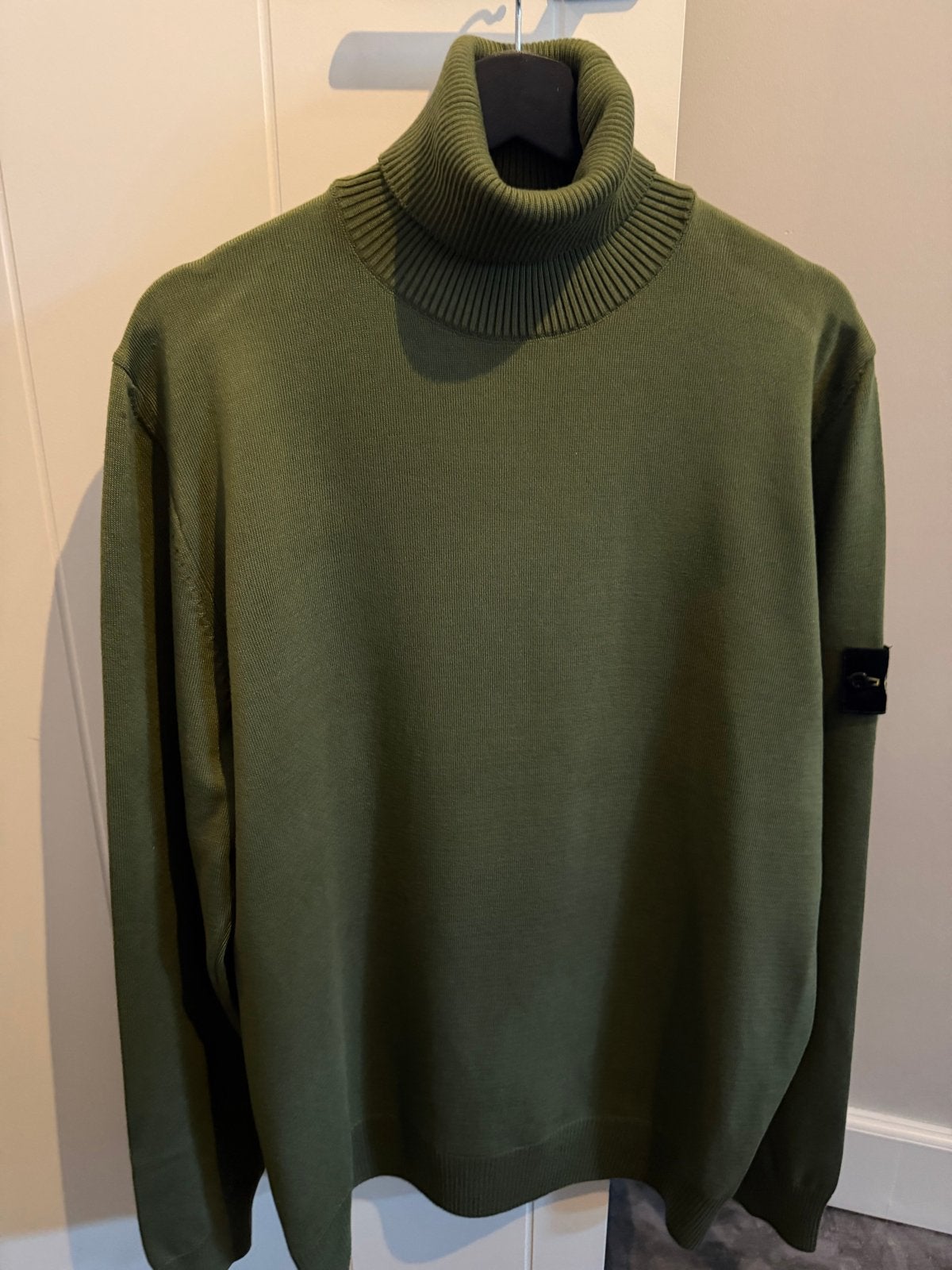 Stone Island heren coltrui XL groen, Ophalen of Verzenden, Zo goed als nieuw, Maat 56/58 (XL), Groen