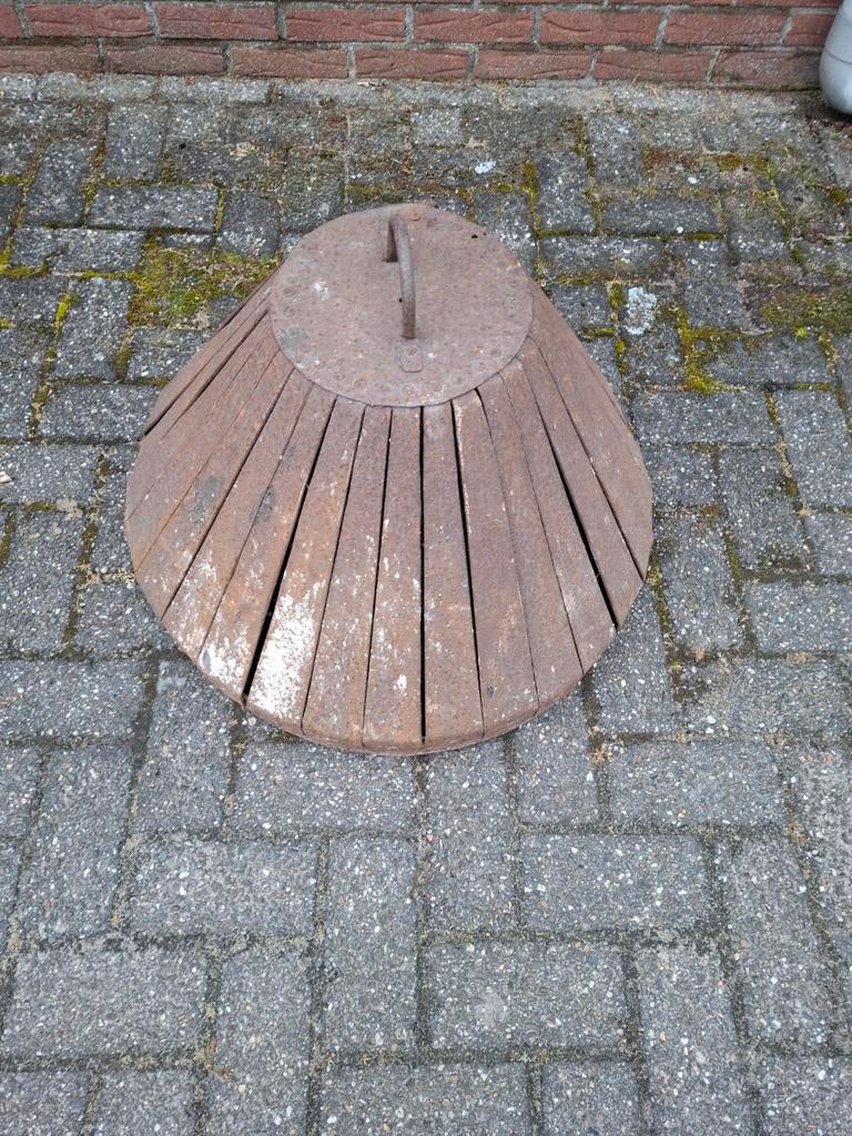 Vuurkorf uit een Twents Los Hoes voor afdekken open vuur, Antiek en Kunst, Ophalen