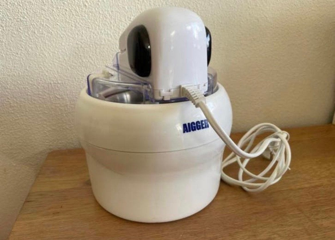 IJsmachine / Ice cream maker (z.g.a.n.), Ophalen of Verzenden, Zo goed als nieuw