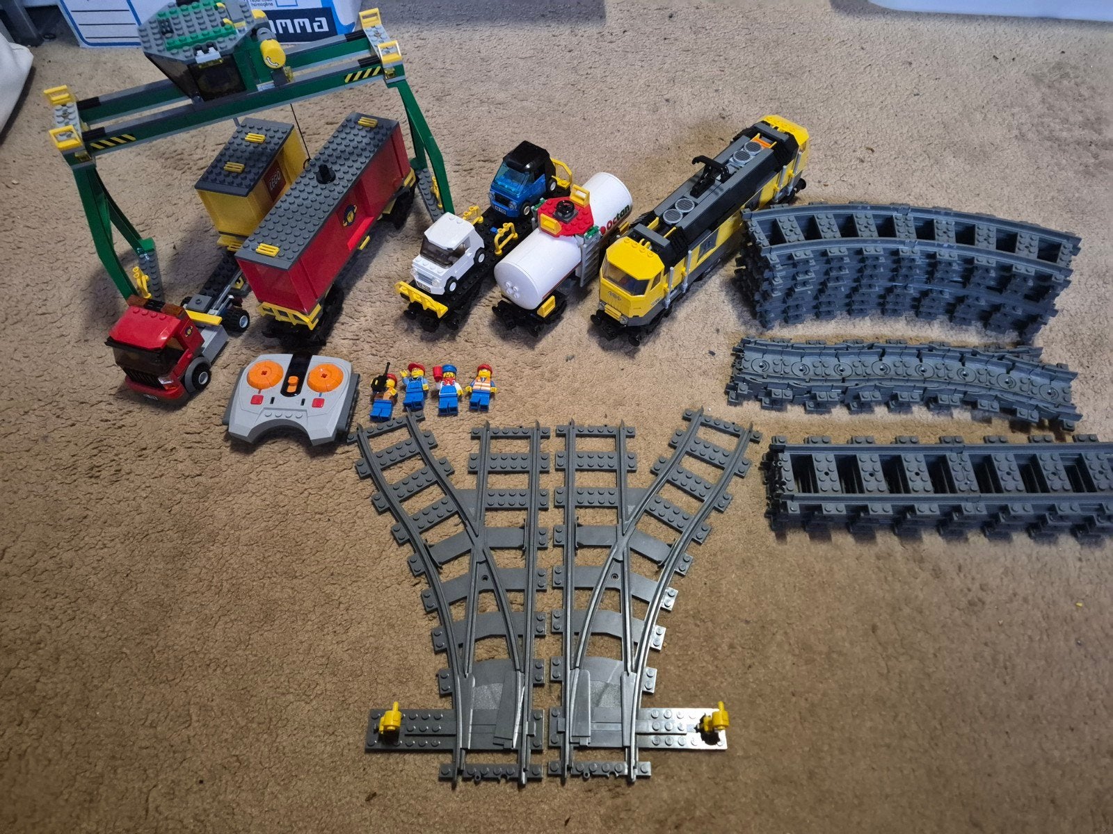 lego RC trein 7939, Ophalen of Verzenden, Gebruikt