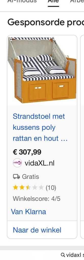 Strand stoel, Ophalen, Verstelbaar, Overige kleuren, Vidaxl