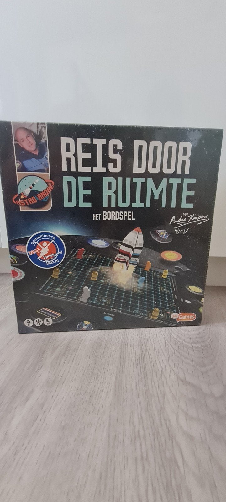 NIeuw!!  Reis door de Ruimte - Het Bordspel (Andre Kuipers), Een of twee spelers, Ophalen of Verzenden, Nieuw, Just Games