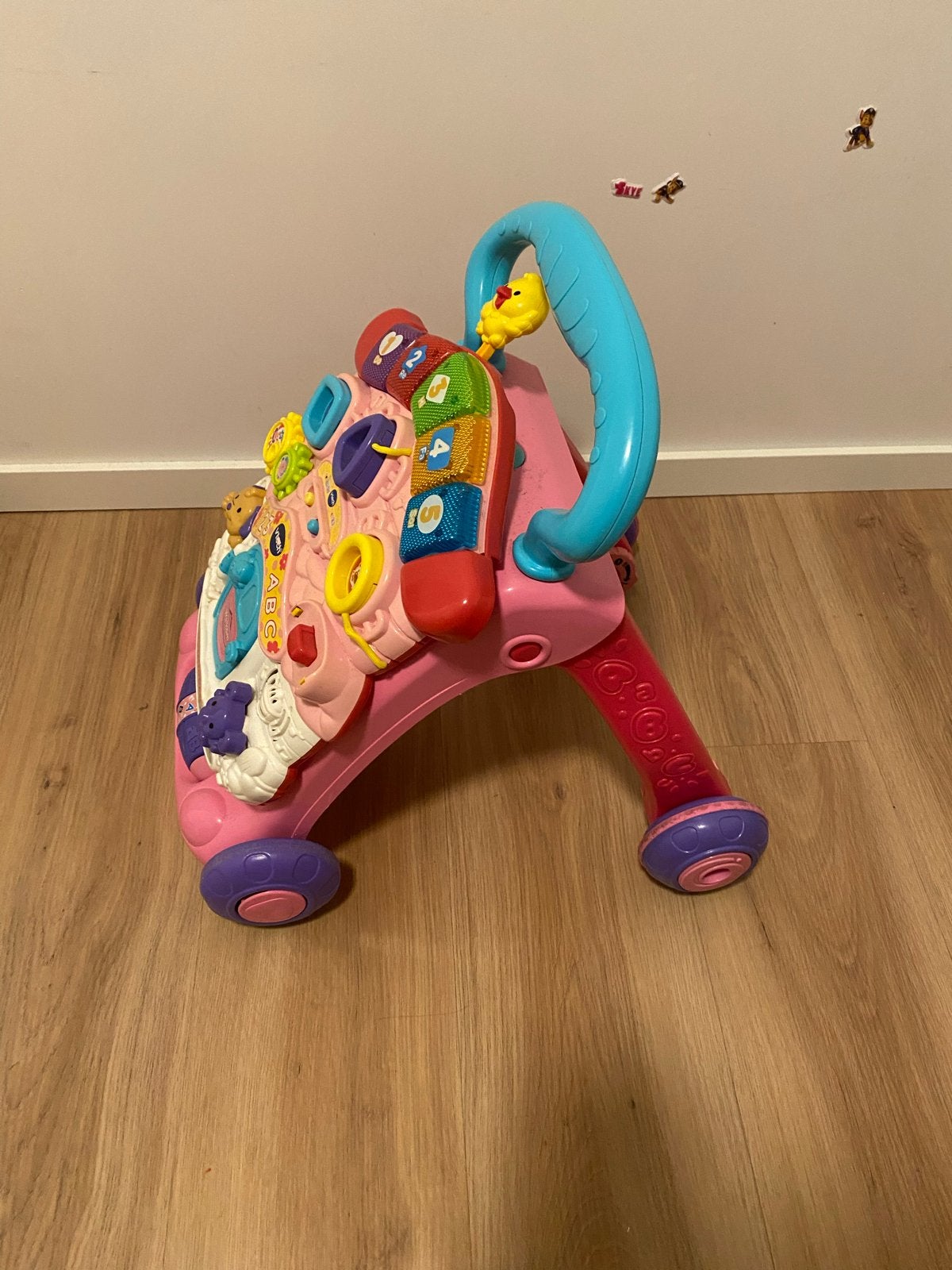 VTech Baby Walker Roze - Leerwagen met Geluid en Licht, Ophalen of Verzenden, Gebruikt, Overige typen, Met licht