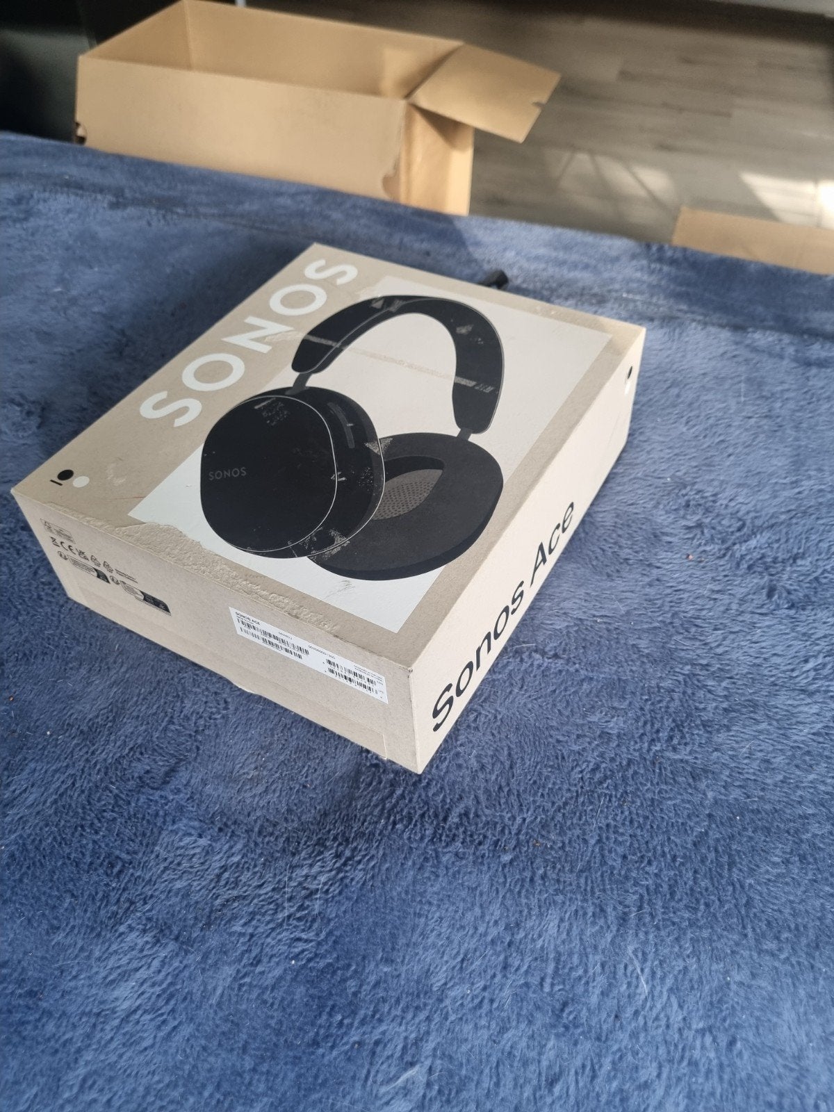Sonos Ace koptelefoon - Goede staat met laadkabels, Zo goed als nieuw, Over-ear, Zwart, Draadloos