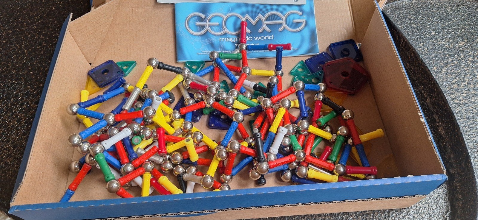 Geomag magnetisch constructiespeelgoed, Kinderen en Baby's, Speelgoed | Bouwstenen, Gebruikt, Overige merken, Ophalen of Verzenden