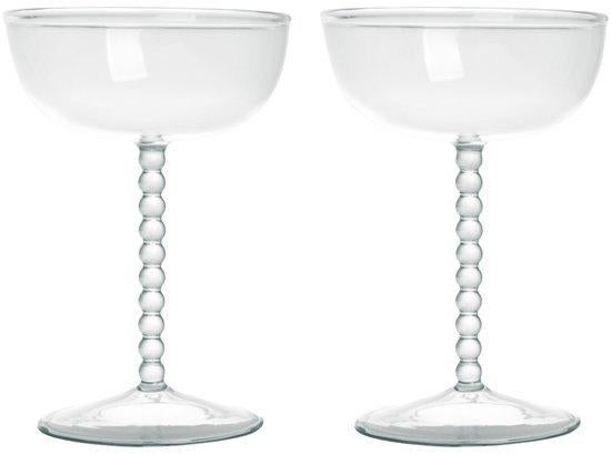 Gusta - Cocktailglas - Bubbel - 130 ml - Set van 2, Ophalen of Verzenden, Nieuw, Borrel- of Shotglas