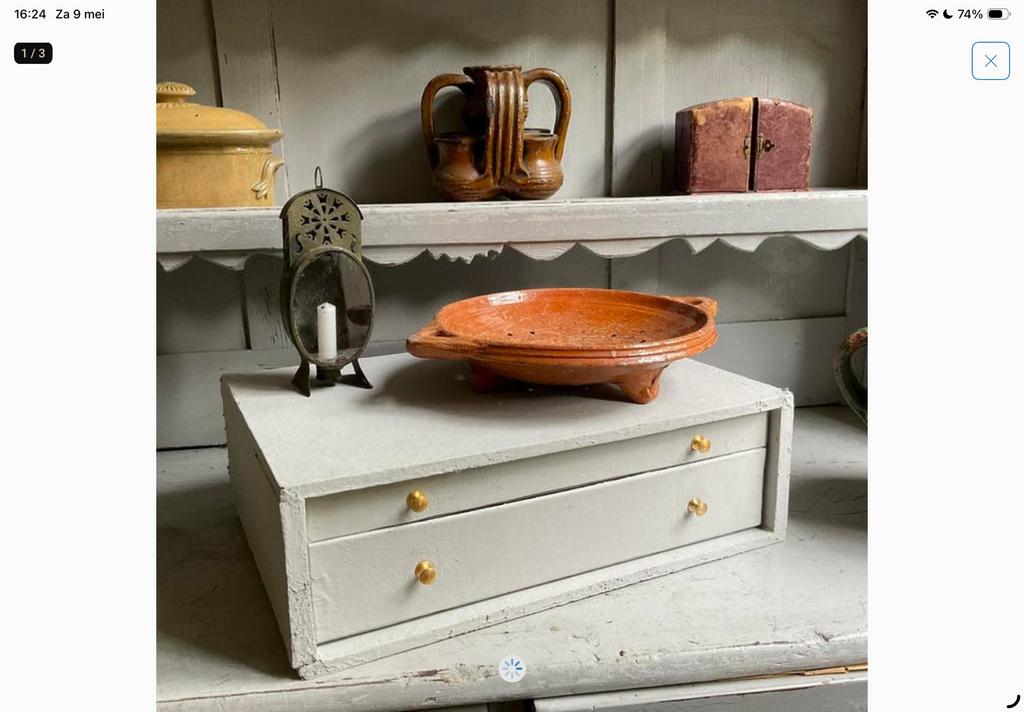 Shabby ladekastje *tres jolie Duiven*, Verzenden
