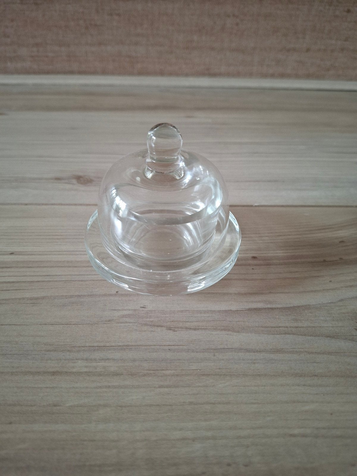 Glazen (kruiden)botervlootje  - 5 cm, Huis en Inrichting, Keuken | Keukenbenodigdheden, Overige typen, Ophalen of Verzenden, Zo goed als nieuw