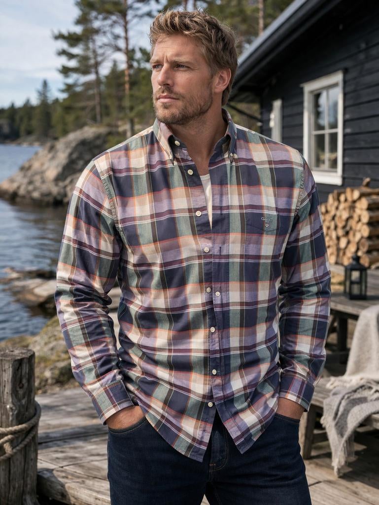 GANT heerlijk linnen katoen shirt L/52 €26 vaste prijs!!, Overige kleuren, Verzenden, GANT, Nieuw