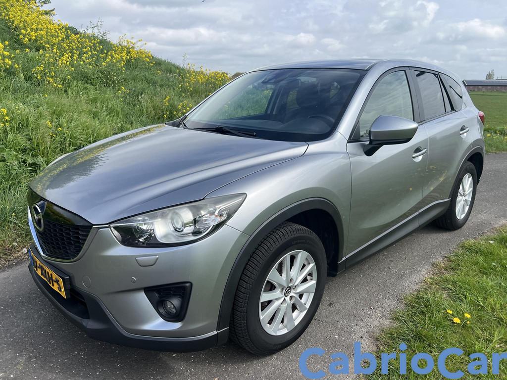 Mazda CX-5 2.0 TS+ Lease Pack 2WD Leer trekhaak nw APK, Auto's, Mazda, Voorwielaandrijving, Euro 5, Stof, Zwart
