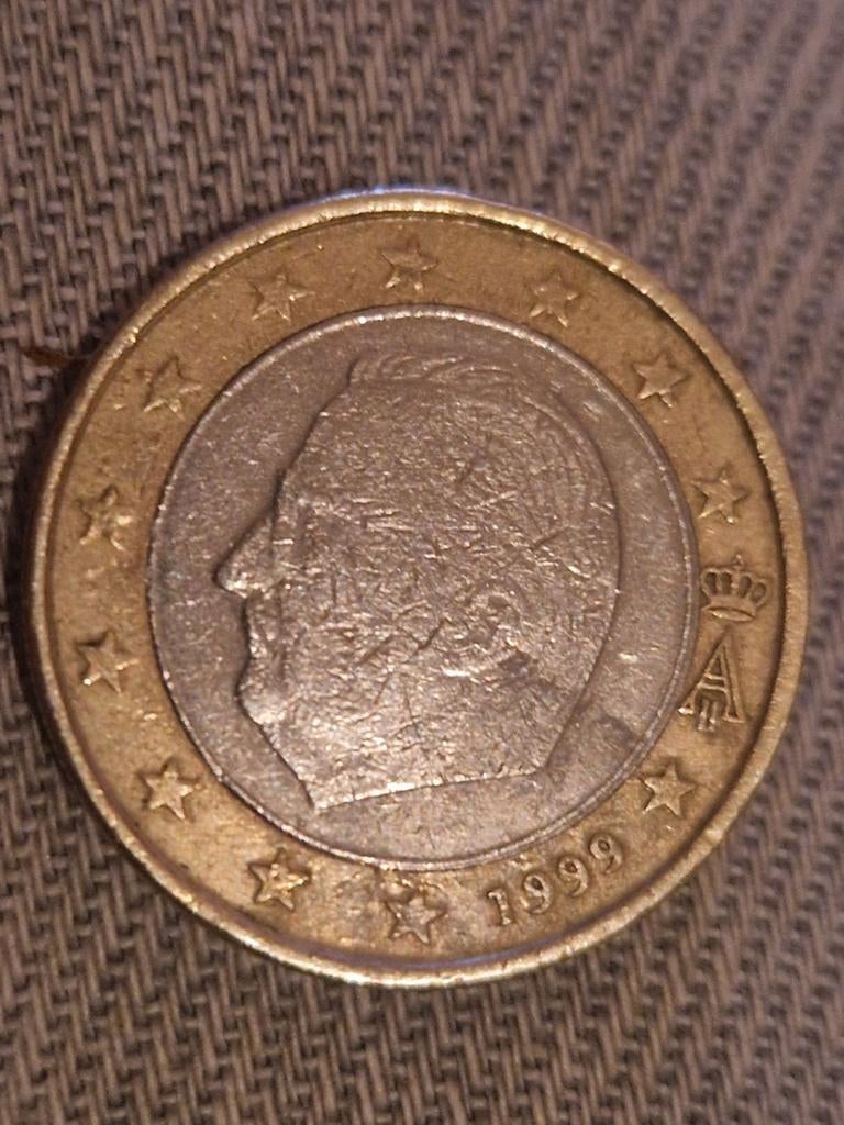 1 euromunt 1999 België, Postzegels en Munten, Munten | Europa | Euromunten, Ophalen, België, 2 euro
