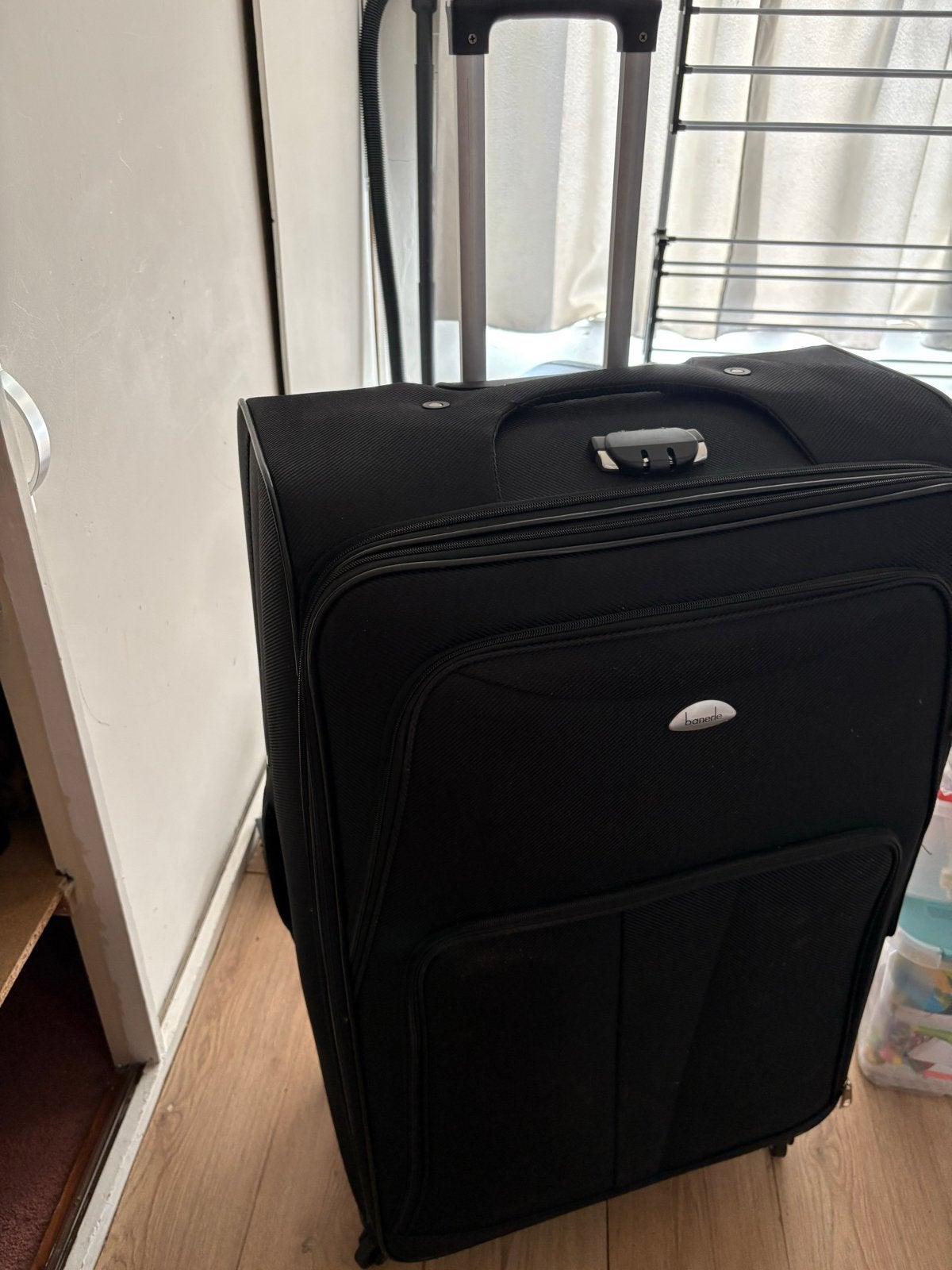 Grote koffer, Sieraden, Tassen en Uiterlijk, Tassen | Reistassen en Weekendtassen, Ophalen, Zwart, Zo goed als nieuw, 60 tot 80 cm
