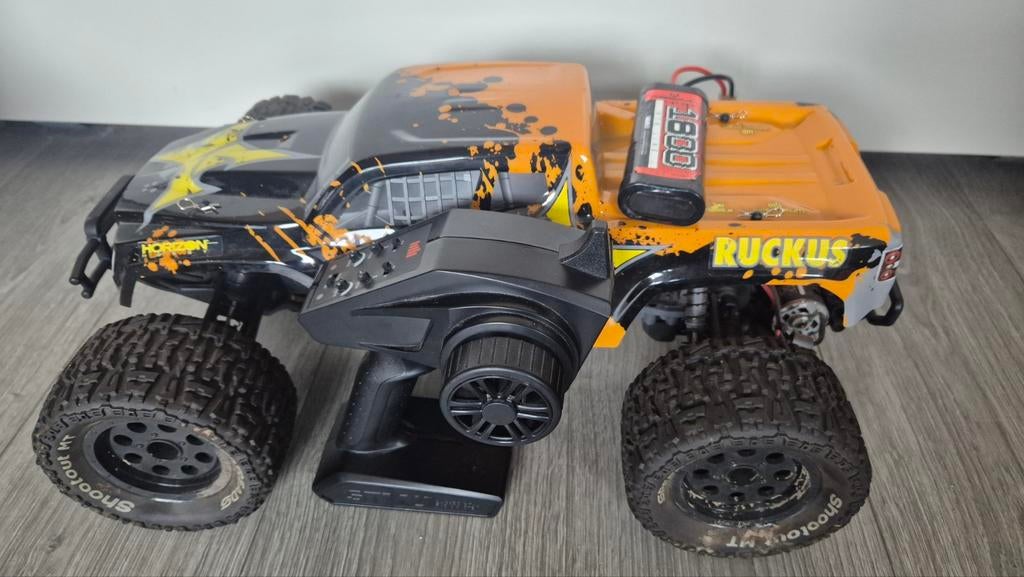 ECX Ruckus Compleet - Alleen lader nodig, Gebruikt, Auto offroad, Schaal 1:10, RTR (Ready to Run)