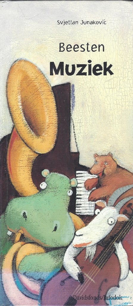 BEESTEN MUZIEK- S.Junakovic-Flappenboek*12 Dieren&Instrument, 3 tot 4 jaar, Ophalen of Verzenden, Zo goed als nieuw, Svjetlan Junakovic
