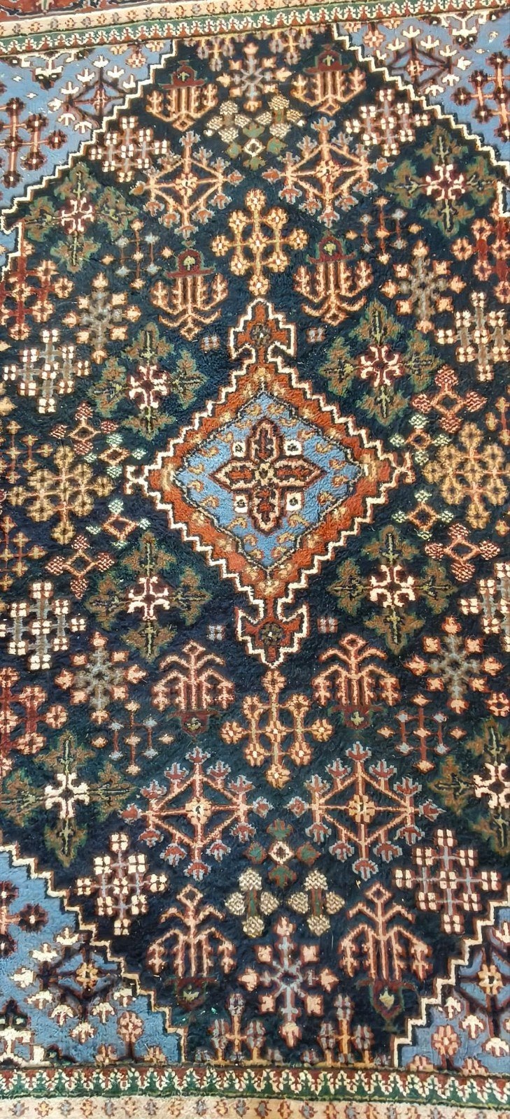 Perzisch tapijt groot vintage oosters tapijt vloerkleed, Ophalen, Gebruikt, Nvt, Nvt