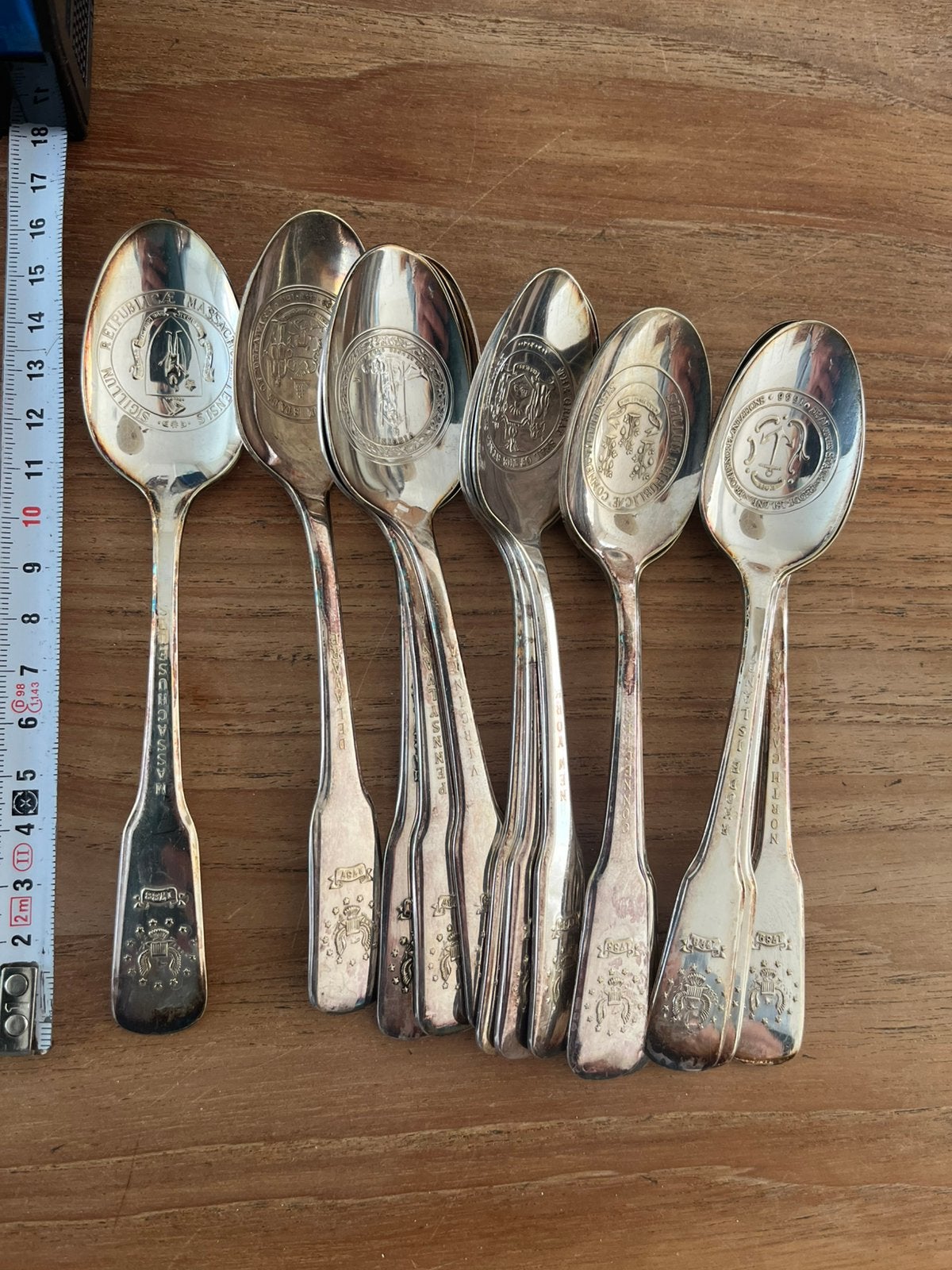 LEPEL lepels eetlepel koffielepel VERZILVERD, Ophalen of Verzenden, Rvs of Chroom