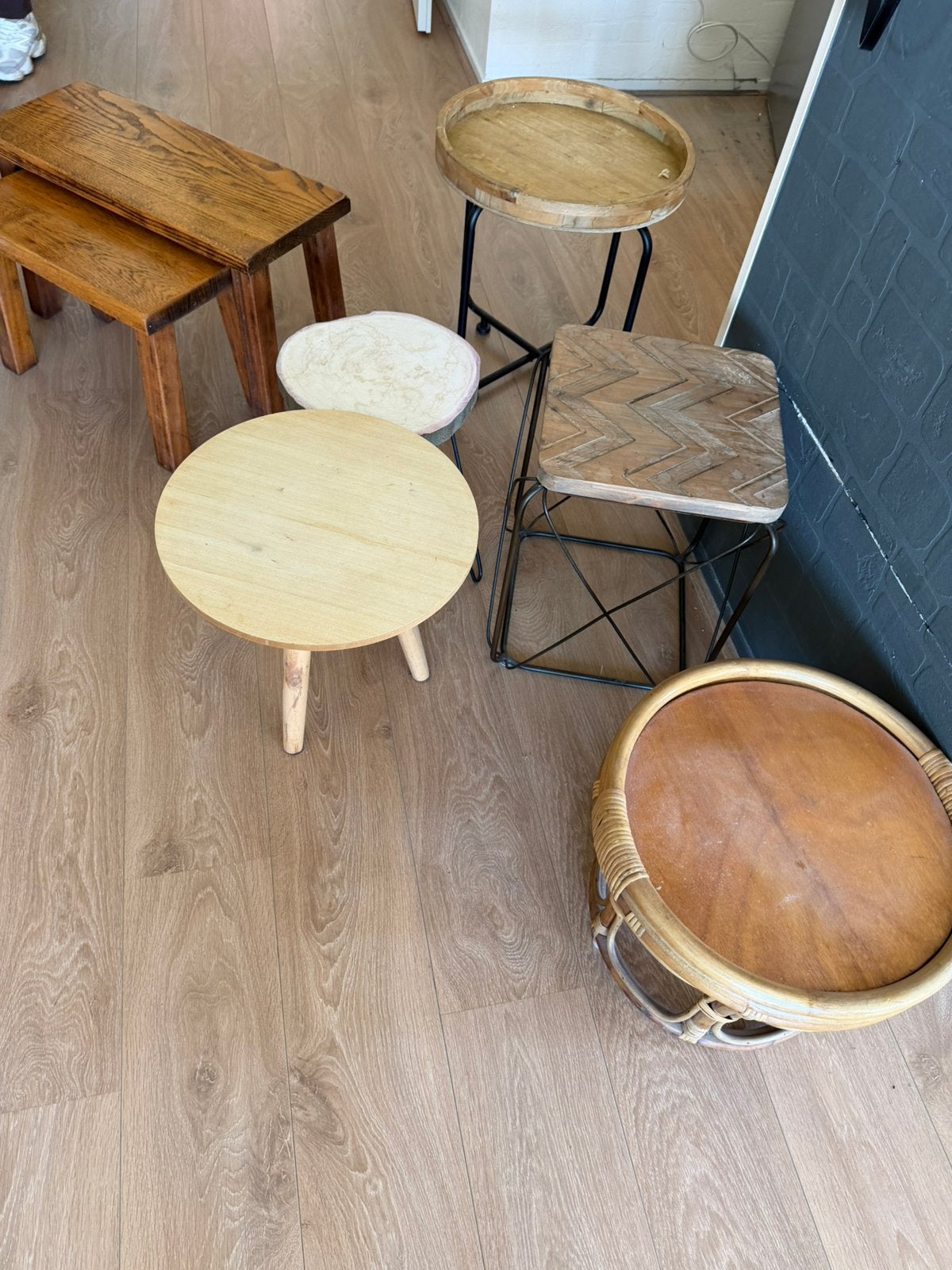 Bijzettafels, Ophalen, Gebruikt, Hout