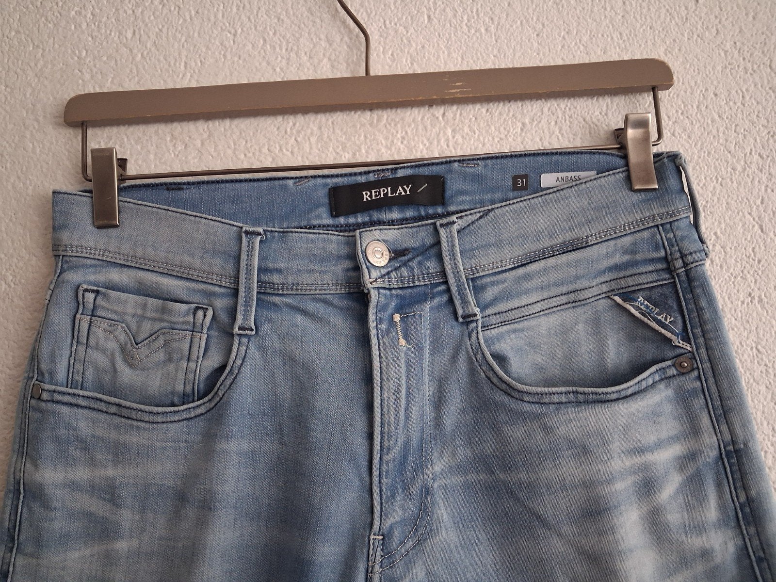 Replay Anbass Slim Fit Jeans W31 L32, Kleding | Heren, Ophalen of Verzenden