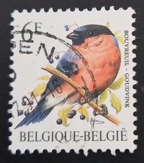 België 1988 - OBP 2295 - Buzin Vogel Goudvink, Frankeerzegel, Ophalen of Verzenden, Gestempeld, Gestempeld