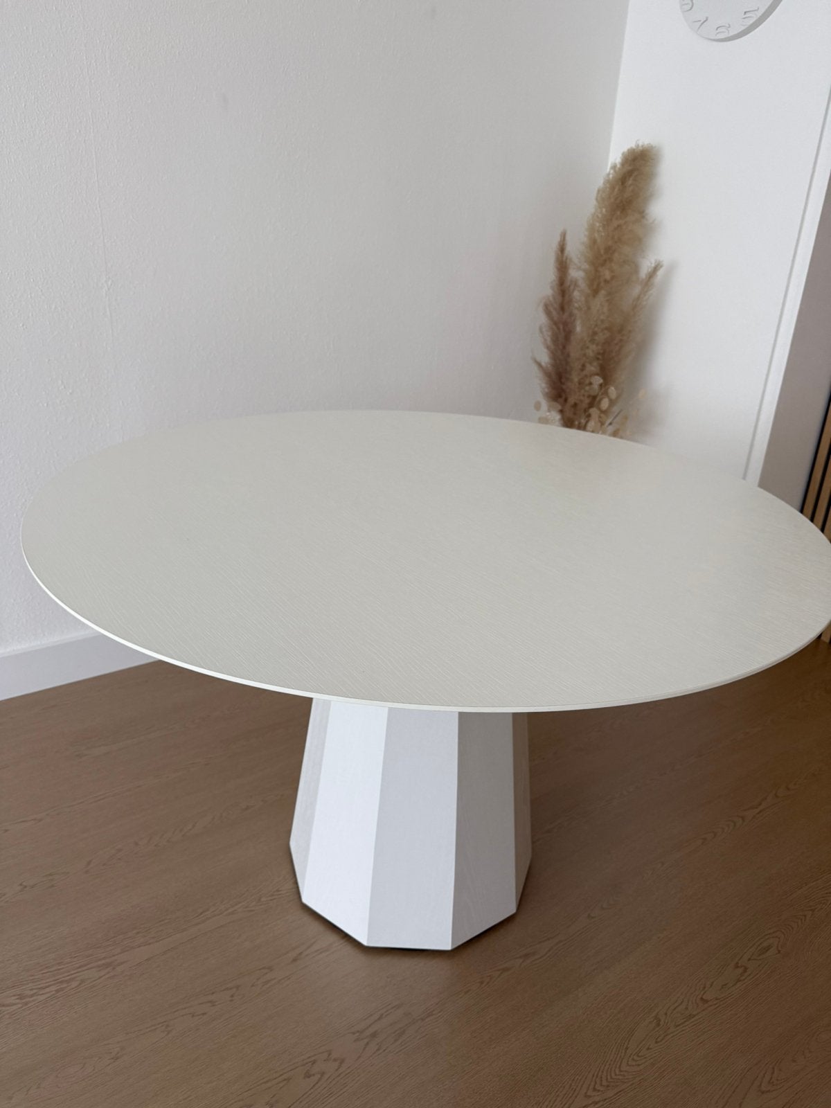 Japandi Rond eettafel 120cm, Ophalen, Zo goed als nieuw, Rond, 100 tot 150 cm