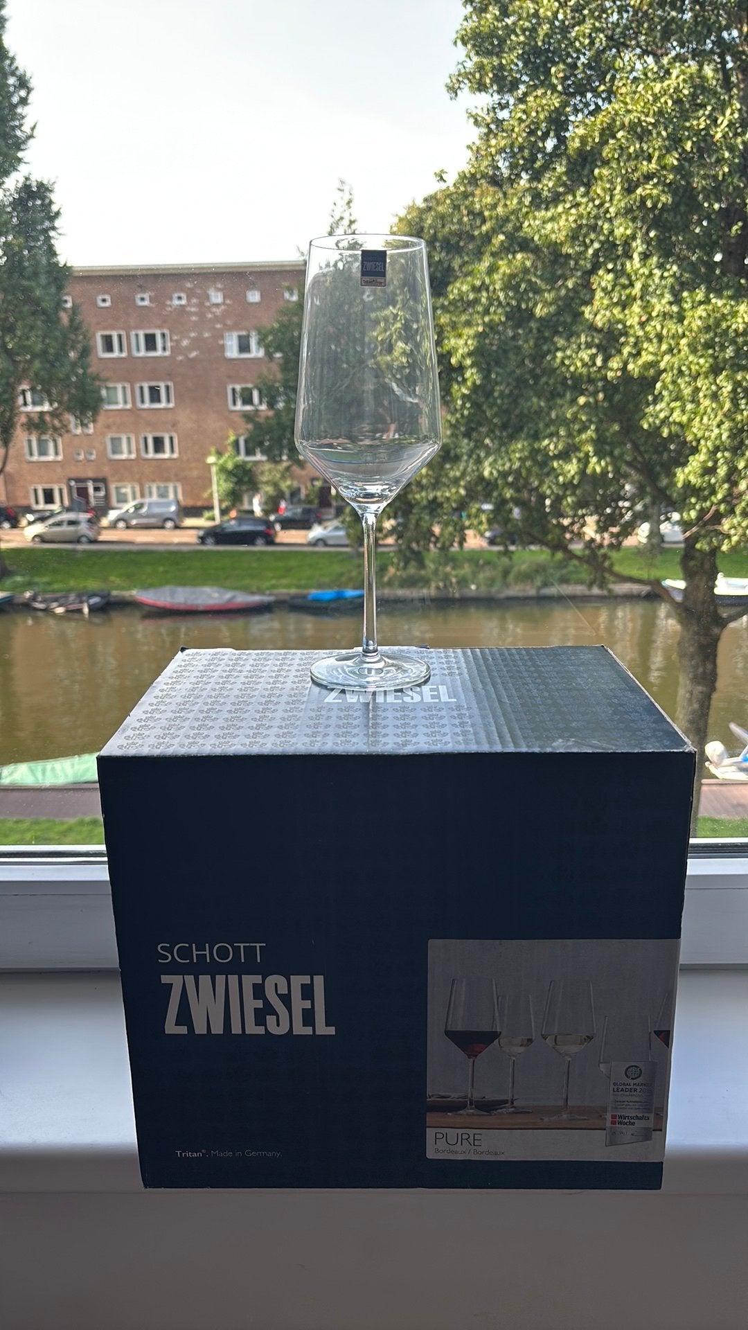 Schott zwiesel pure bordeaux wijnglazdn, Ophalen, Nieuw, Bierglas