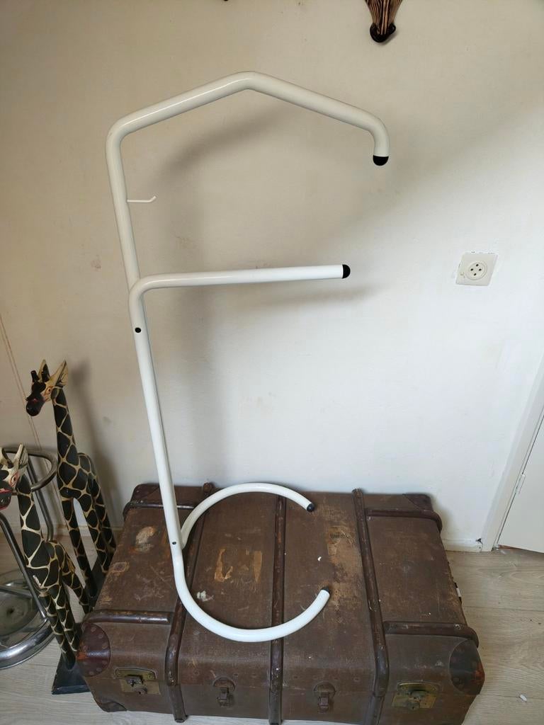 Dresboy wit - Vintage kapstok/kledingrek, Gebruikt, 100 tot 150 cm, Ophalen of Verzenden, Metaal