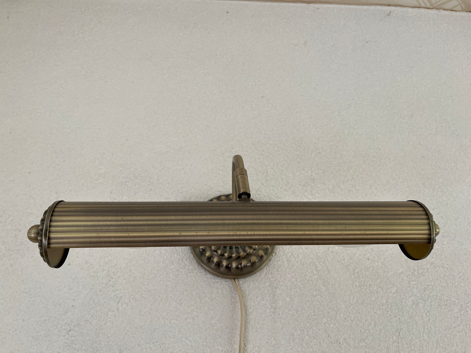Klassiek schilderijlampje, messingkleurig, Huis en Inrichting, Lampen | Wandlampen, Ophalen of Verzenden, Gebruikt, Metaal