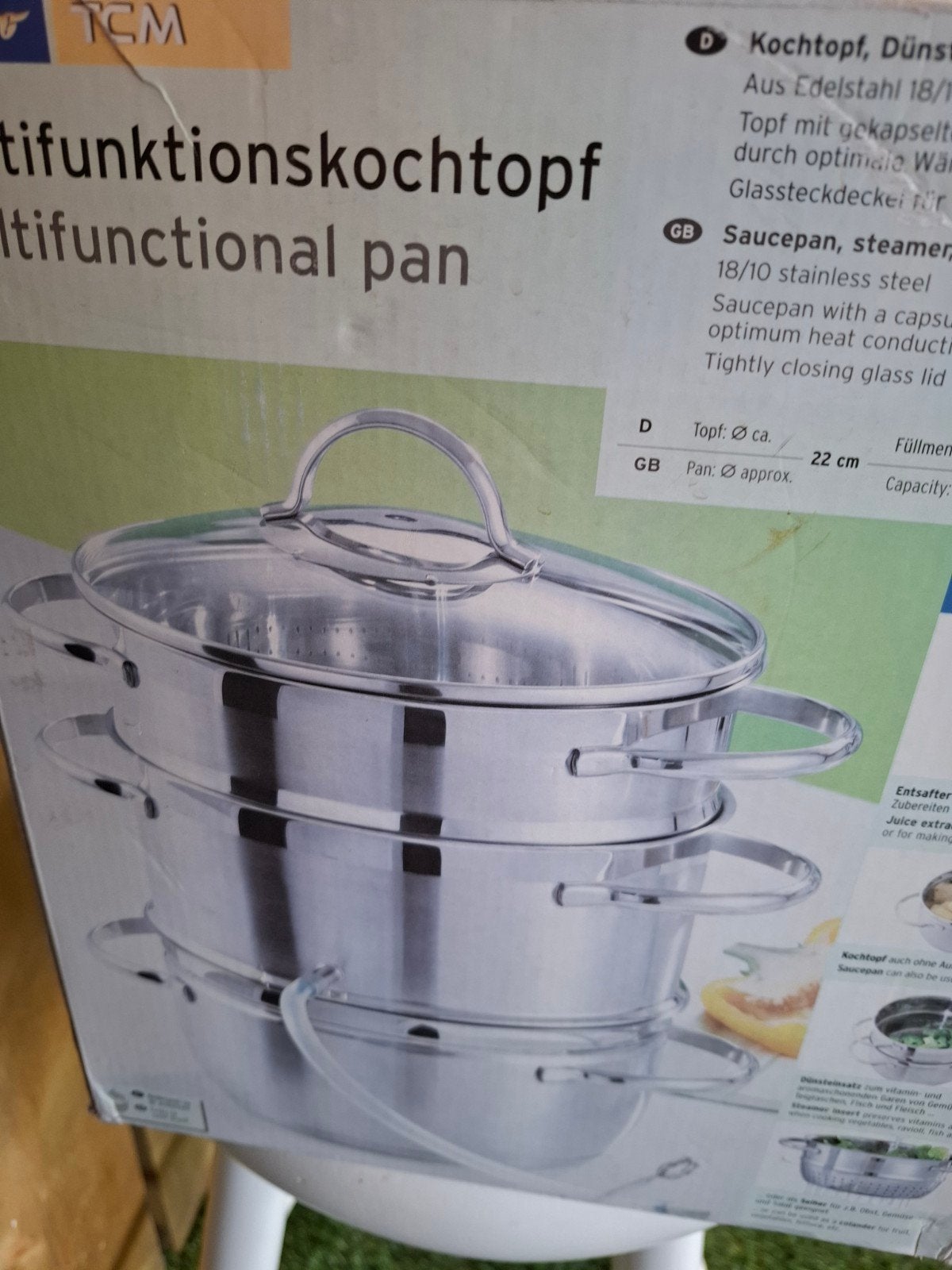 Inkookpan / Sapketel - Multifunctionele RVS Pan, Ophalen of Verzenden, Nieuw