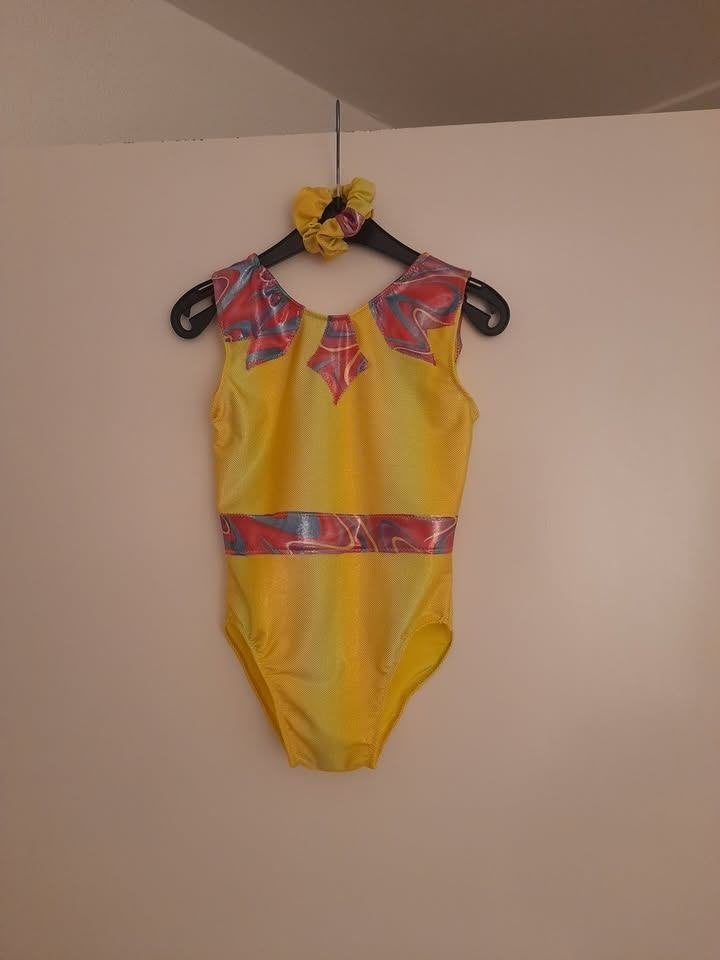 Nieuw!! Zomer turnpakje maat 116-122, Nieuw, Roze, Turnpak(je), Kindermaat 122 t/m 140
