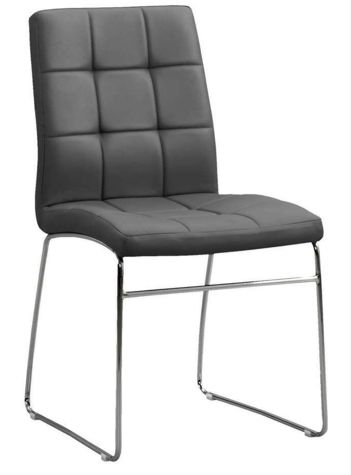 Eettafel stoelen (6x), Huis en Inrichting, Stoelen, Ophalen, Leather look, Zo goed als nieuw, Grijs
