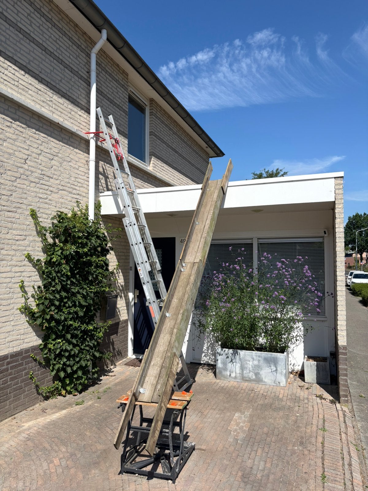 Glijgoot om grind van het dak te halen, Ophalen, Gebruikt, 2 tot 4 meter