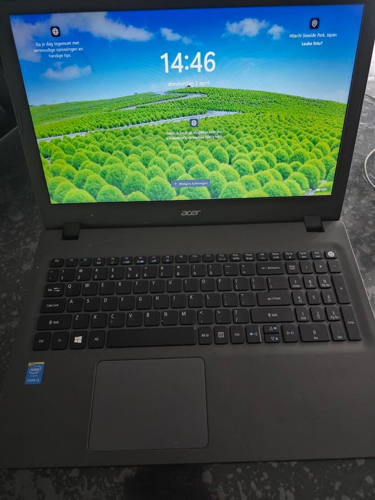 Acer Aspire ES-573 laptop Intel Core i5 8GB RAM, Ophalen of Verzenden, 15 inch, 2 tot 3 Ghz