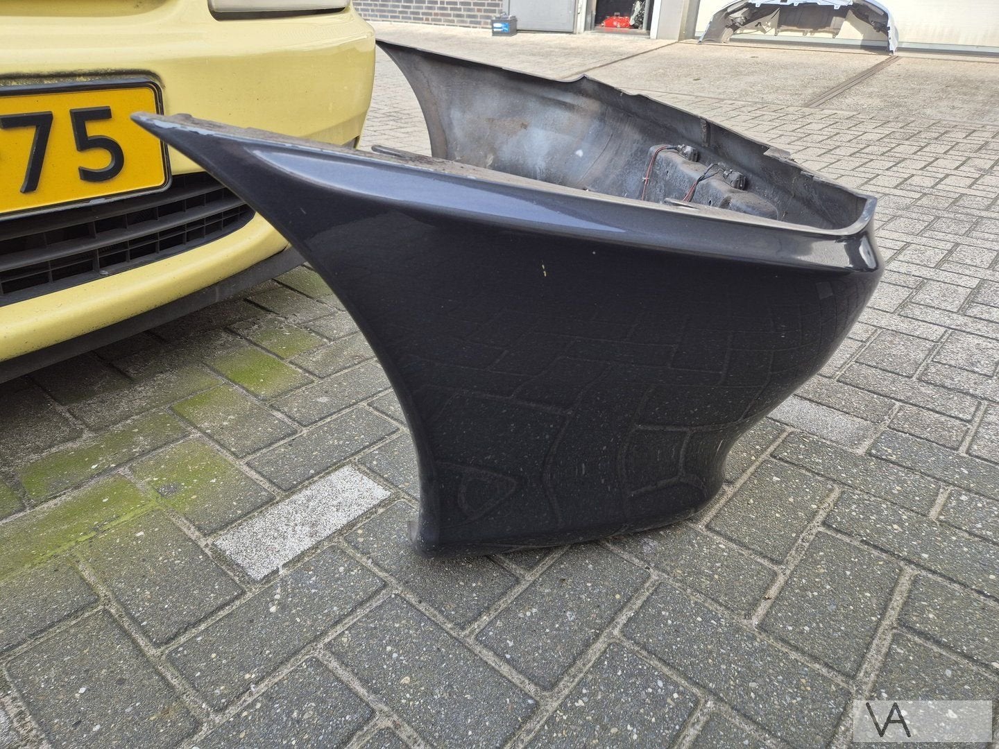 Peugeot 406 coupe 1997 - 2005 achterbumper GRIS COSMOS €406, Auto-onderdelen, Gebruikt, -, -, Ophalen of Verzenden