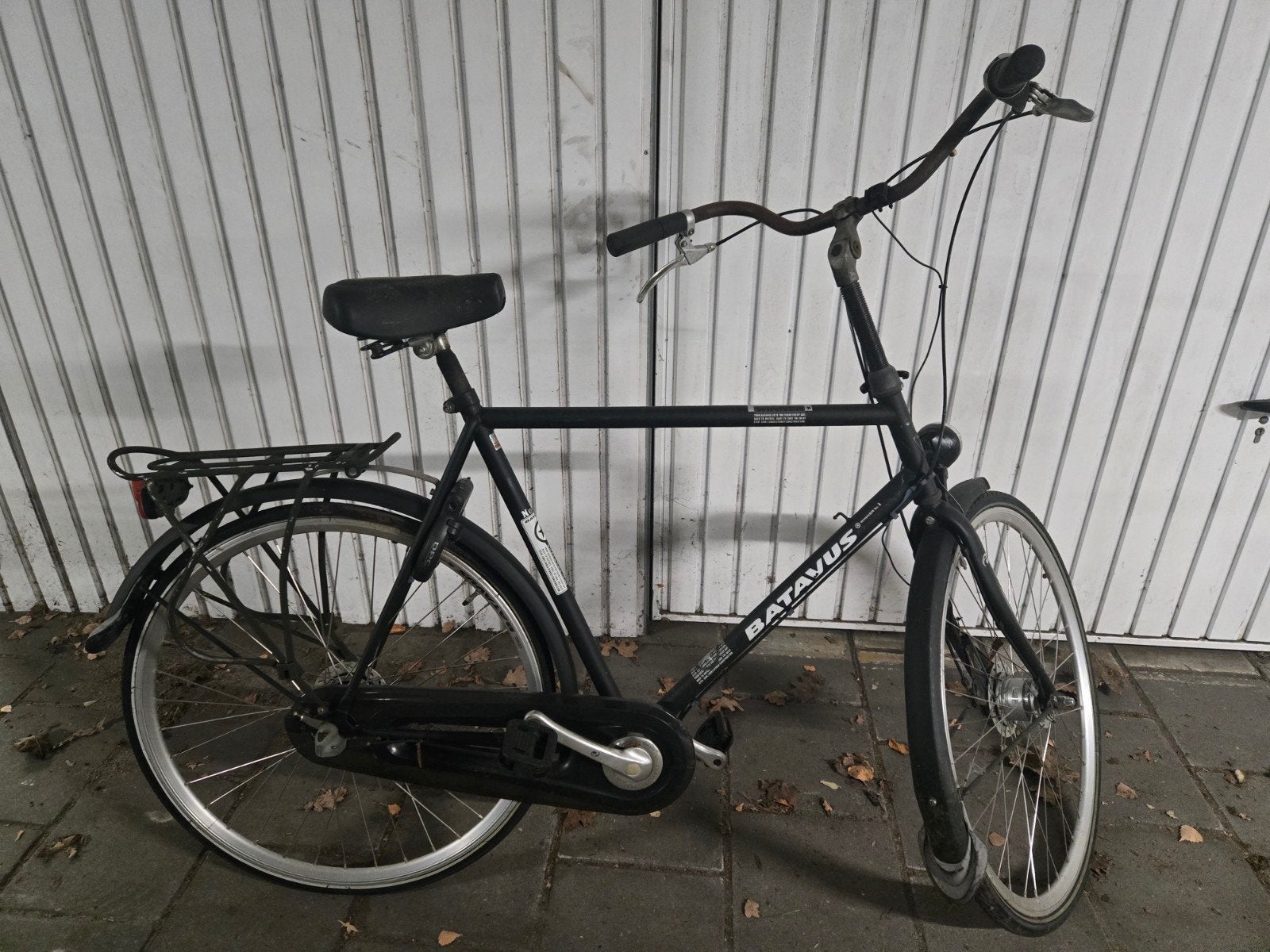 Batavus stadsfiets - Zwart - Gebruikt, Ophalen, Gebruikt, Velgrem, Versnellingen