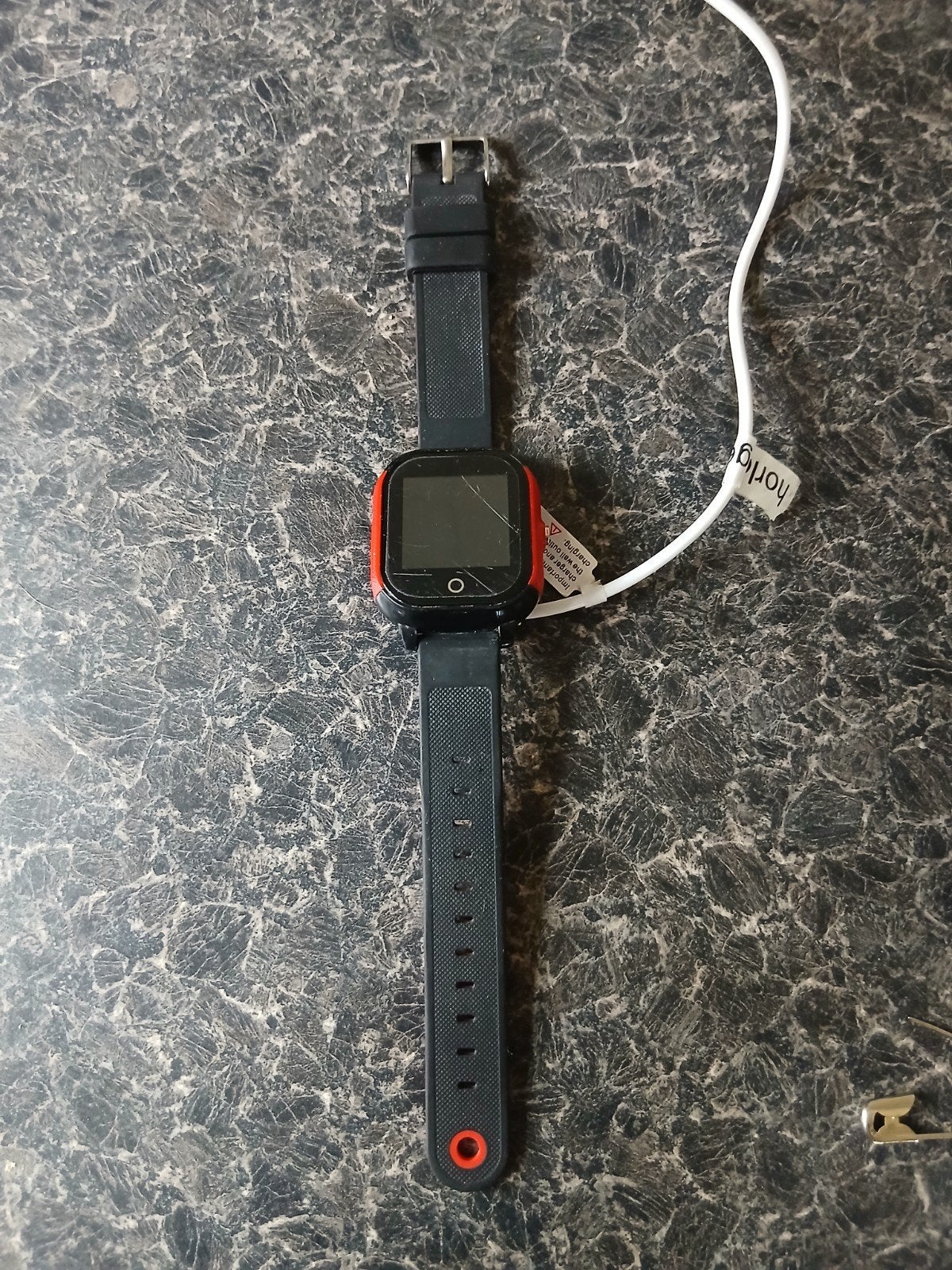 Smartwatch voor kinderen met SOS-functie, Ophalen of Verzenden, Gebruikt, Zwart, Onbekend