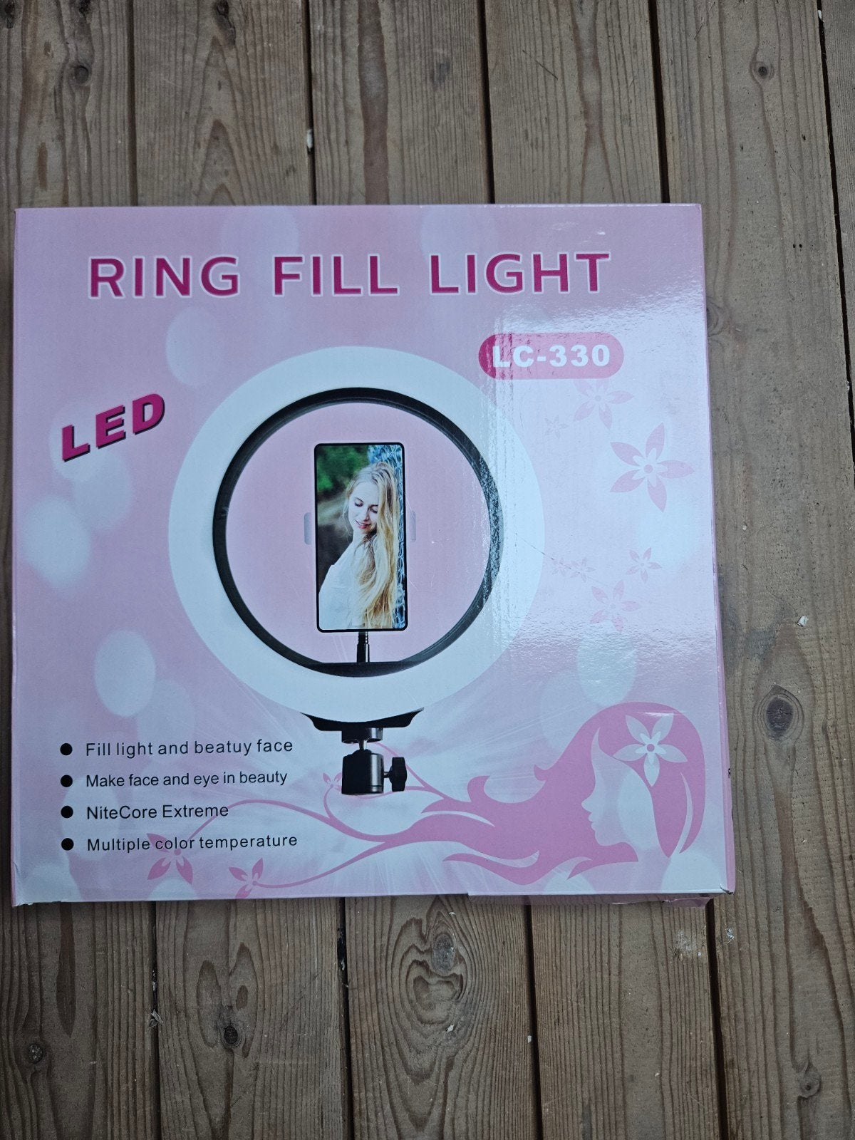 LED Ring Fill Light LC-330 voor fotografie en video, Overige merken, Belichting, Ophalen of Verzenden, Nieuw