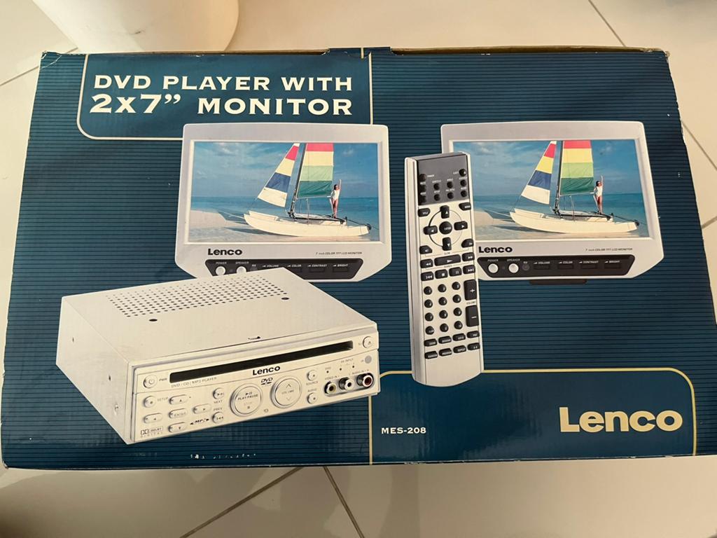Lenco DVD speler voor in de auto of thuis, Gebruikt, Draagbaar, Ophalen, Overige merken