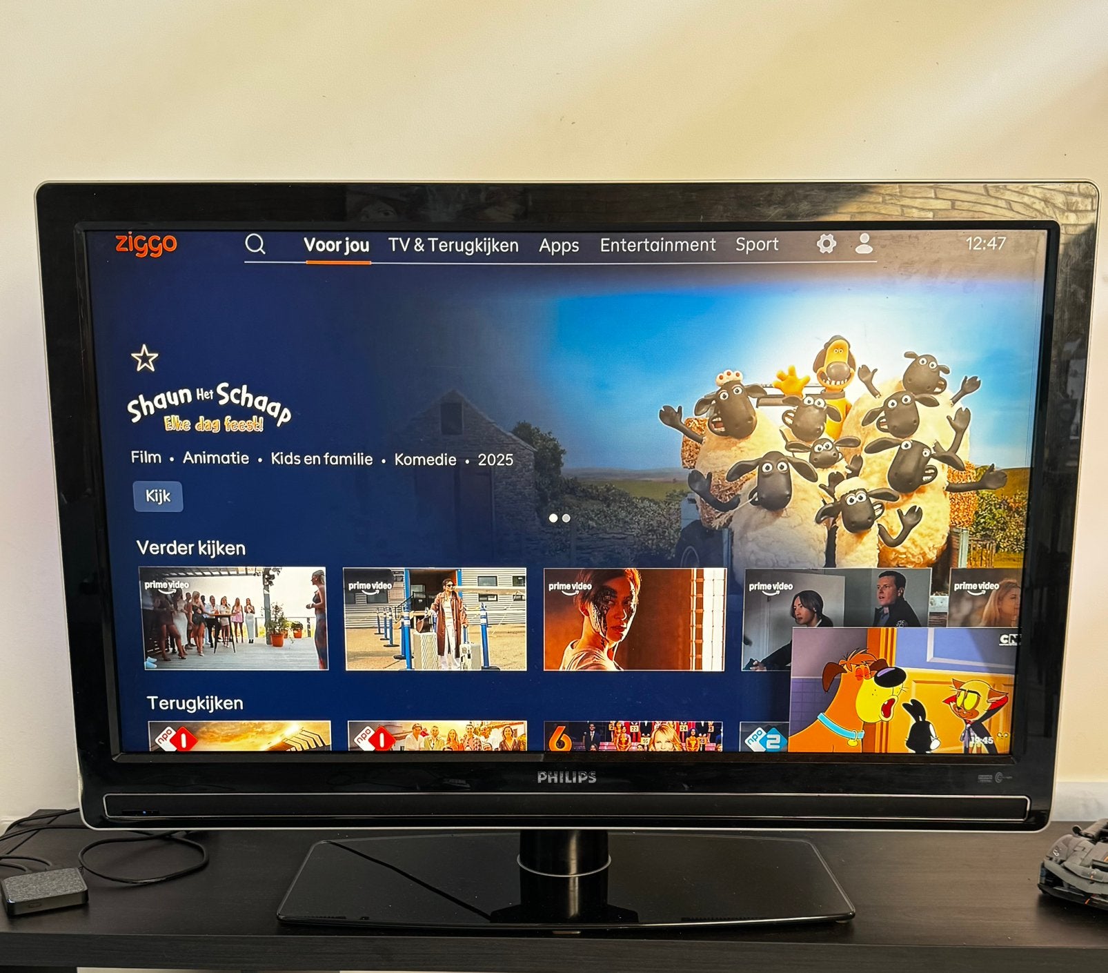 Philips 42 inch Full HD TV met Ambilight, Ophalen, Philips, 50 Hz, Zo goed als nieuw