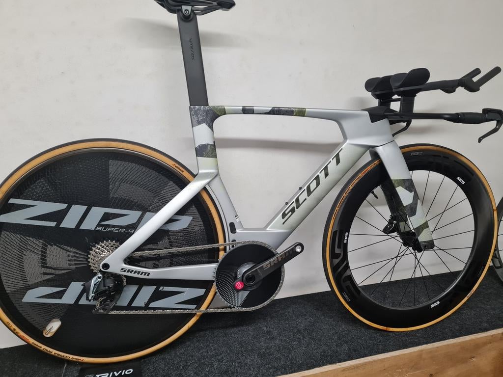 Nieuwe Scott Plasma RC TT HMX maat M Sram Red 1x12 Quarq, 28 inch, Carbon, 10 tot 15 versnellingen, Heren