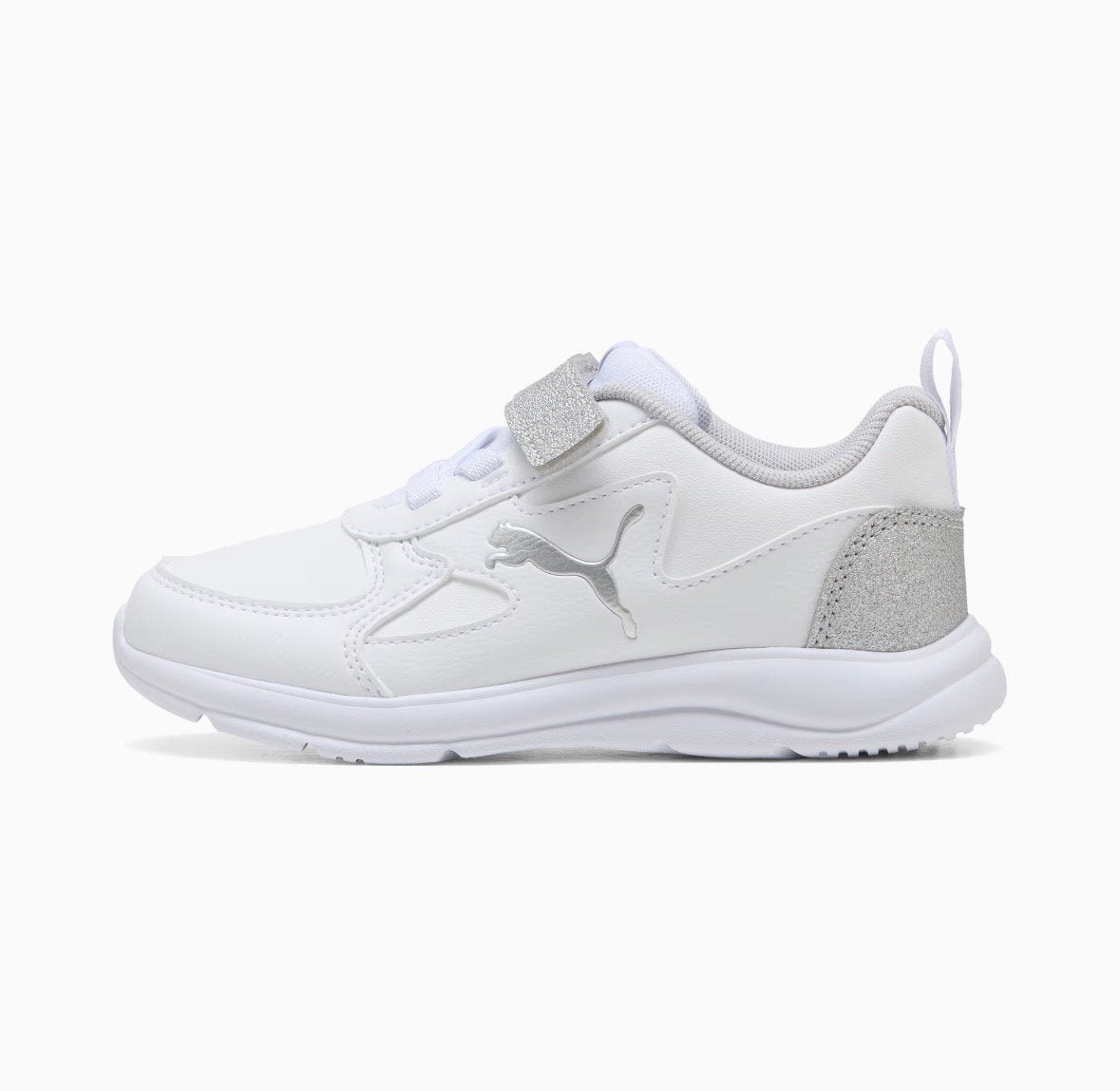 Puma Fun Racer metallic wit NIEUW sneakers maat 32 kind, Meisje, Schoenen, Nieuw, Ophalen of Verzenden