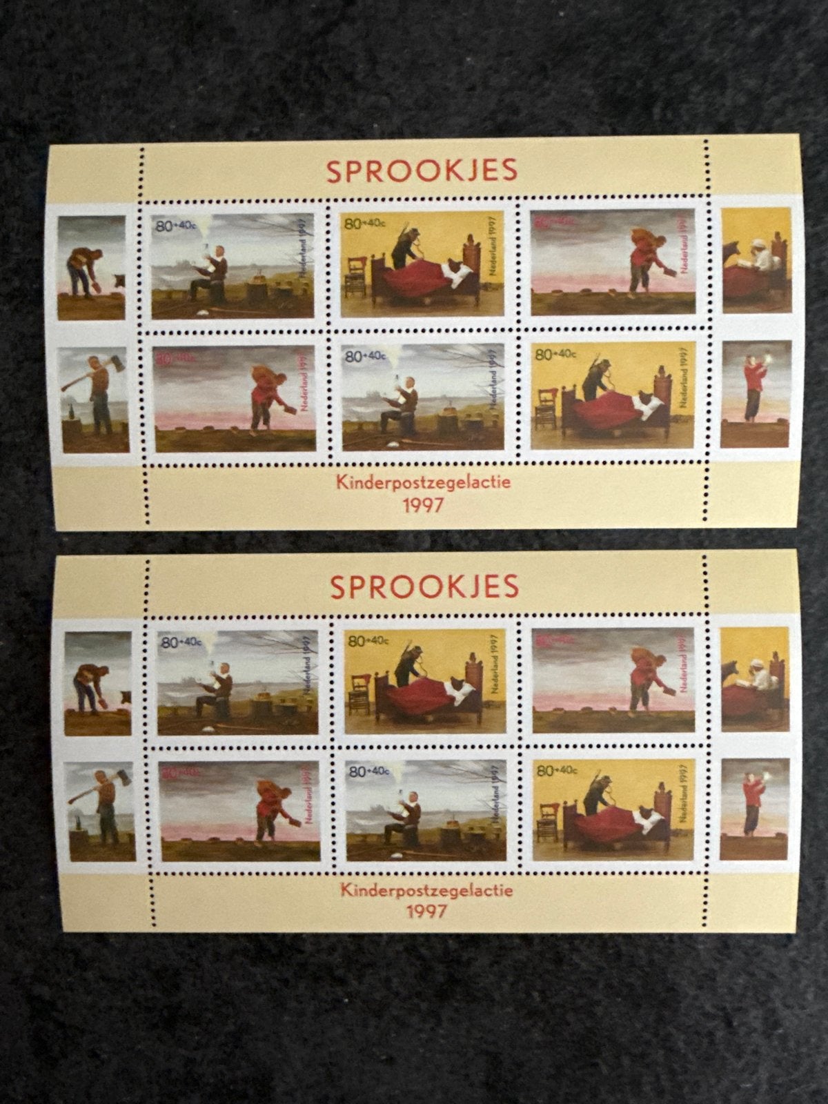 Sprookjes Kinderpostzegelactie 1997 - Ongebruikt vel, Ophalen of Verzenden, Na 1940, Postfris