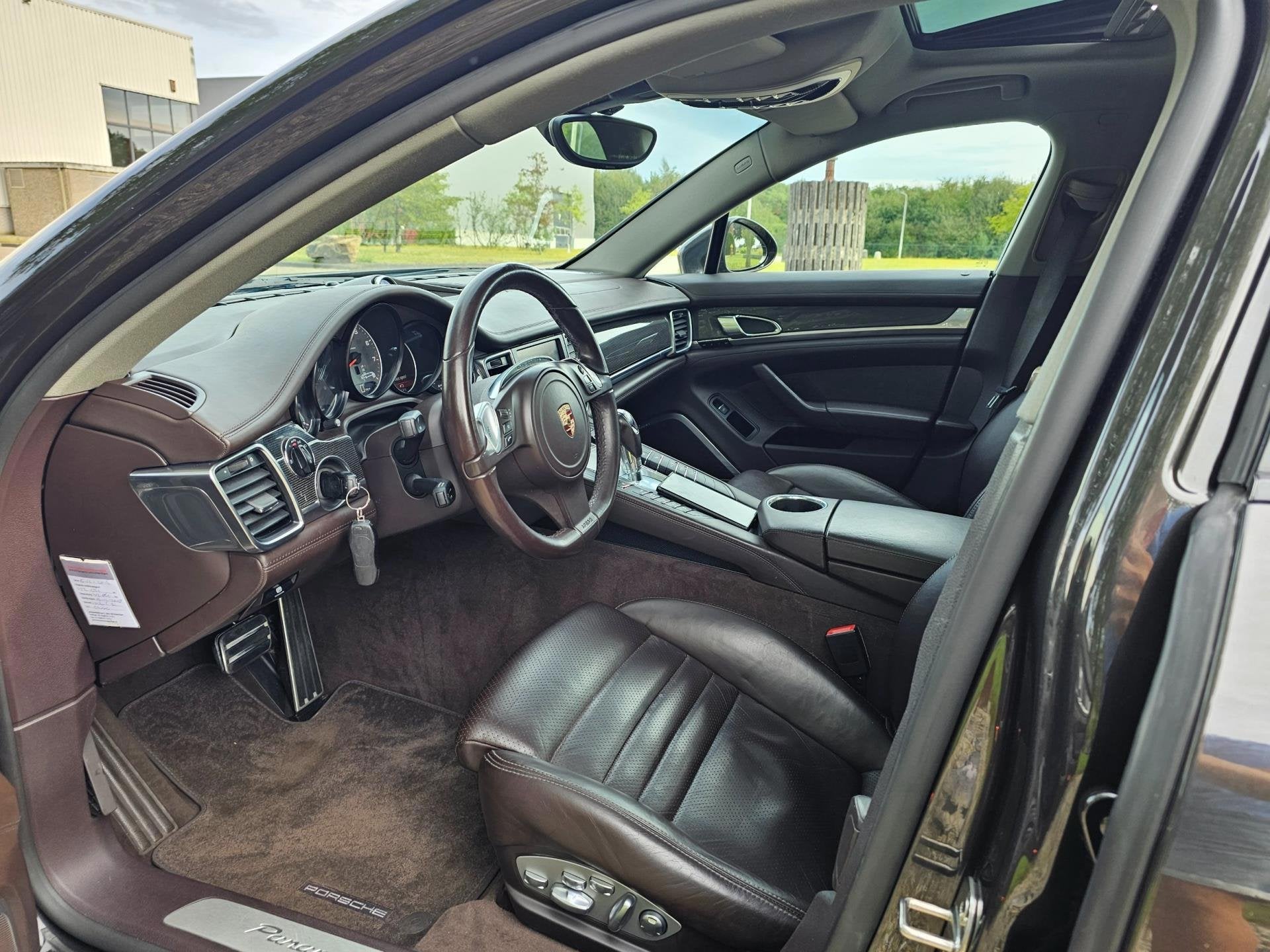 Porsche Panamera 4.8 4S DAK/leer/XENON/trekhaak, Auto's, Automaat, Euro 5, 8 cilinders, 4 stoelen