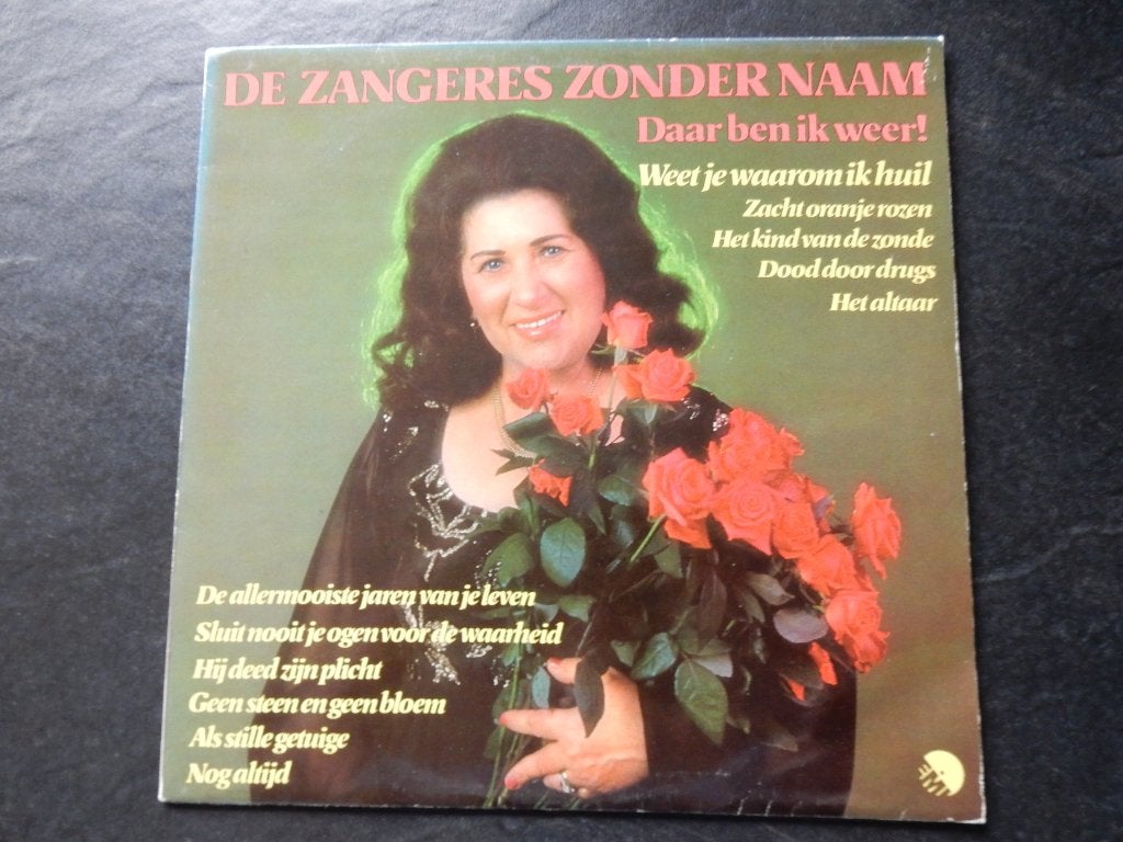 De Zangeres Zonder Naam - Daar ben ik weer! (LP), Ophalen of Verzenden, Gebruikt, Overige formaten, Levenslied of Smartlap