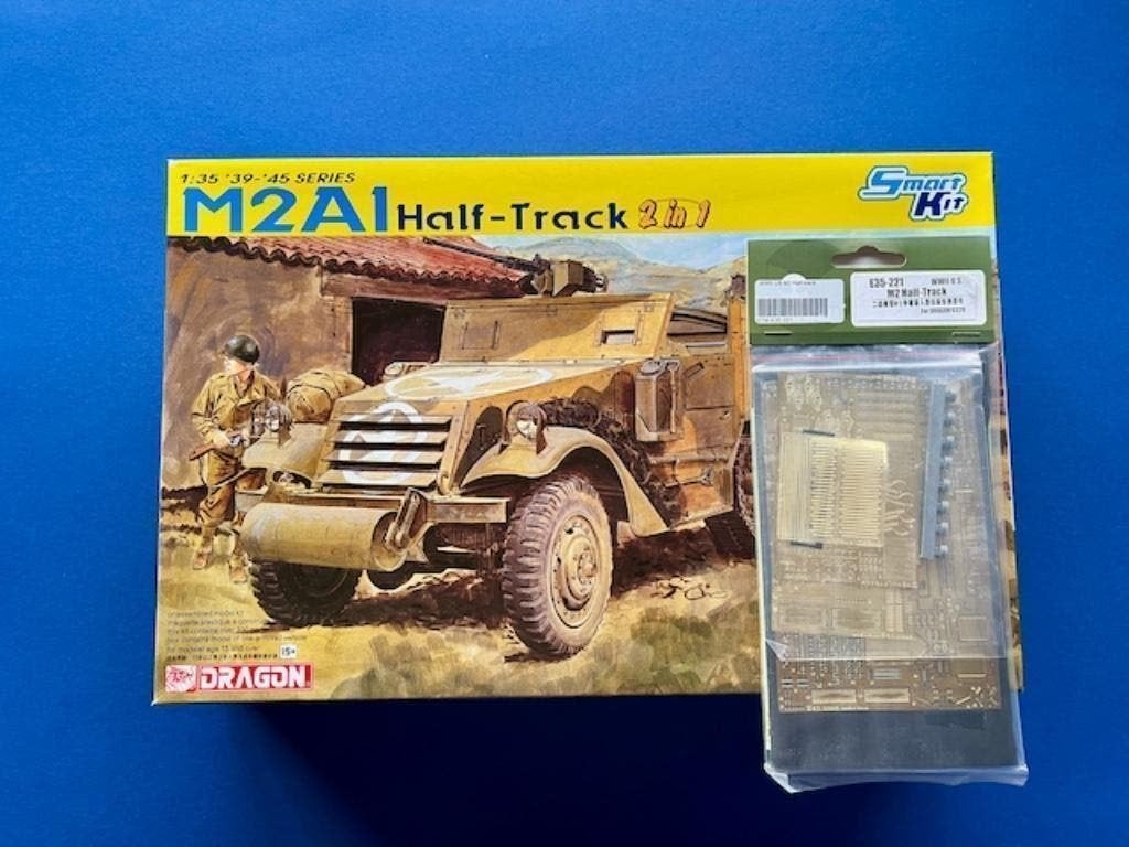 ET MODEL	E35-221	M2 Half-Track  6329	pe set 1/35, Overige merken, Tank, Verzenden, 1:32 tot 1:50